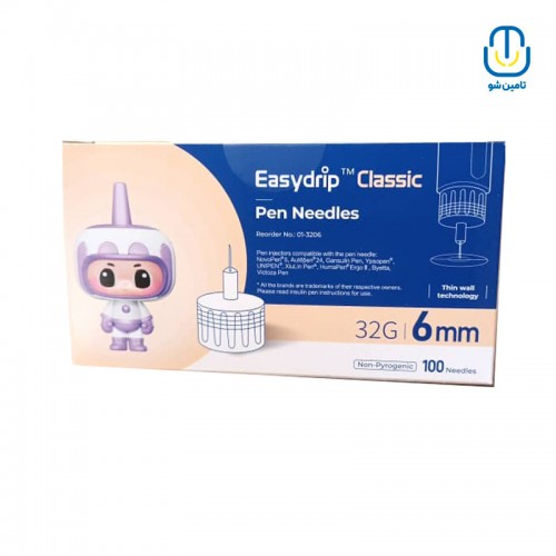 سرسوزن انسولین جی‌تی‌اچ سایز ۶