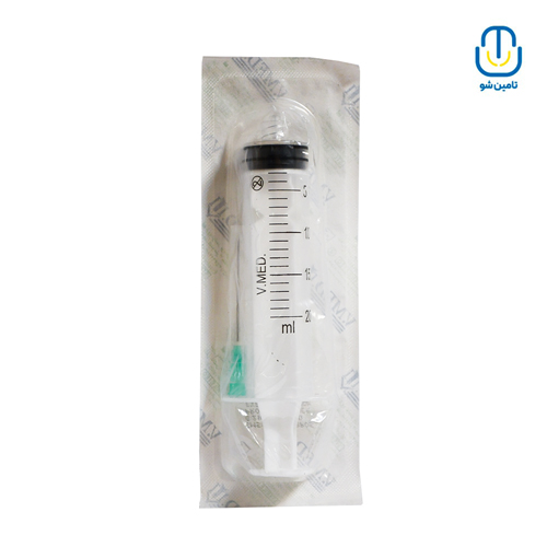 سرنگ ۲۰ سی سی پیستون دار لوئرلاک وی مد 