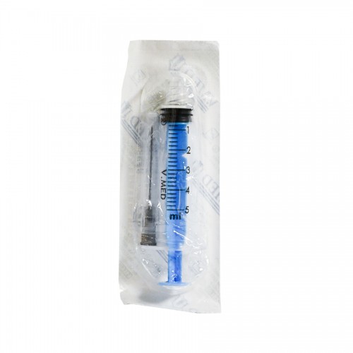 سرنگ ۵ سی سی پیستون دار لوئرلاک وی مد 