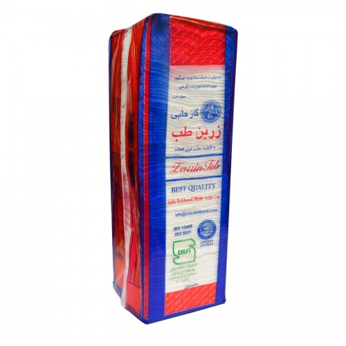 گاز غیراستریل زرین طب ۸ لایه ۵۰۰ گرمی