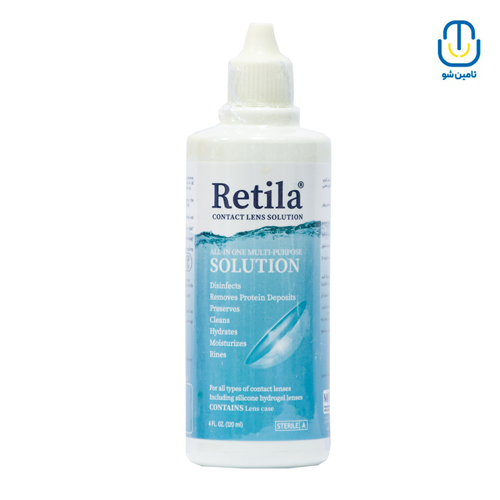 محلول شستشوی لنز رتیلا مدل 01 حجم ۱۲۰ میلی لیتر