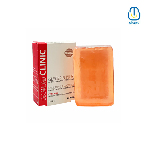 شوینده گلیسیرین پلاس پوست خشک دکاموند کلینیک حجم 120 گرم
