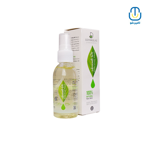 روغن نرم کننده پوست و مو روغن آووکادو درم انجلین حجم 60میل