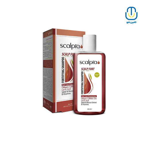 شامپو تقويت کننده موي سر اسکالپيا حجم 200 ميل