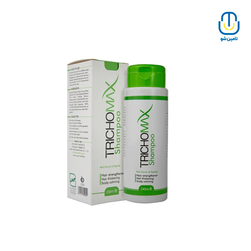 شامپو تقویت کننده مو انواع مو تریکومکس حجم 240 میل