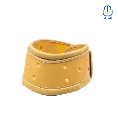 گردنبند طبی سخت رنگ کرم آدور