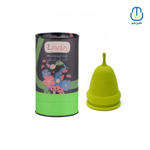 كاپ قاعدگي لاويا رنگي سایز مديوم