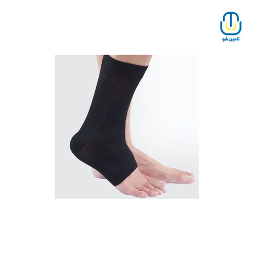 قوزک بند طبی الاستیک مشکی فری سایز پاک سمن 223708030