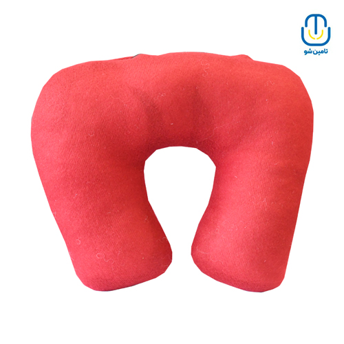 بالشت گردني اليافي مخمل زرين